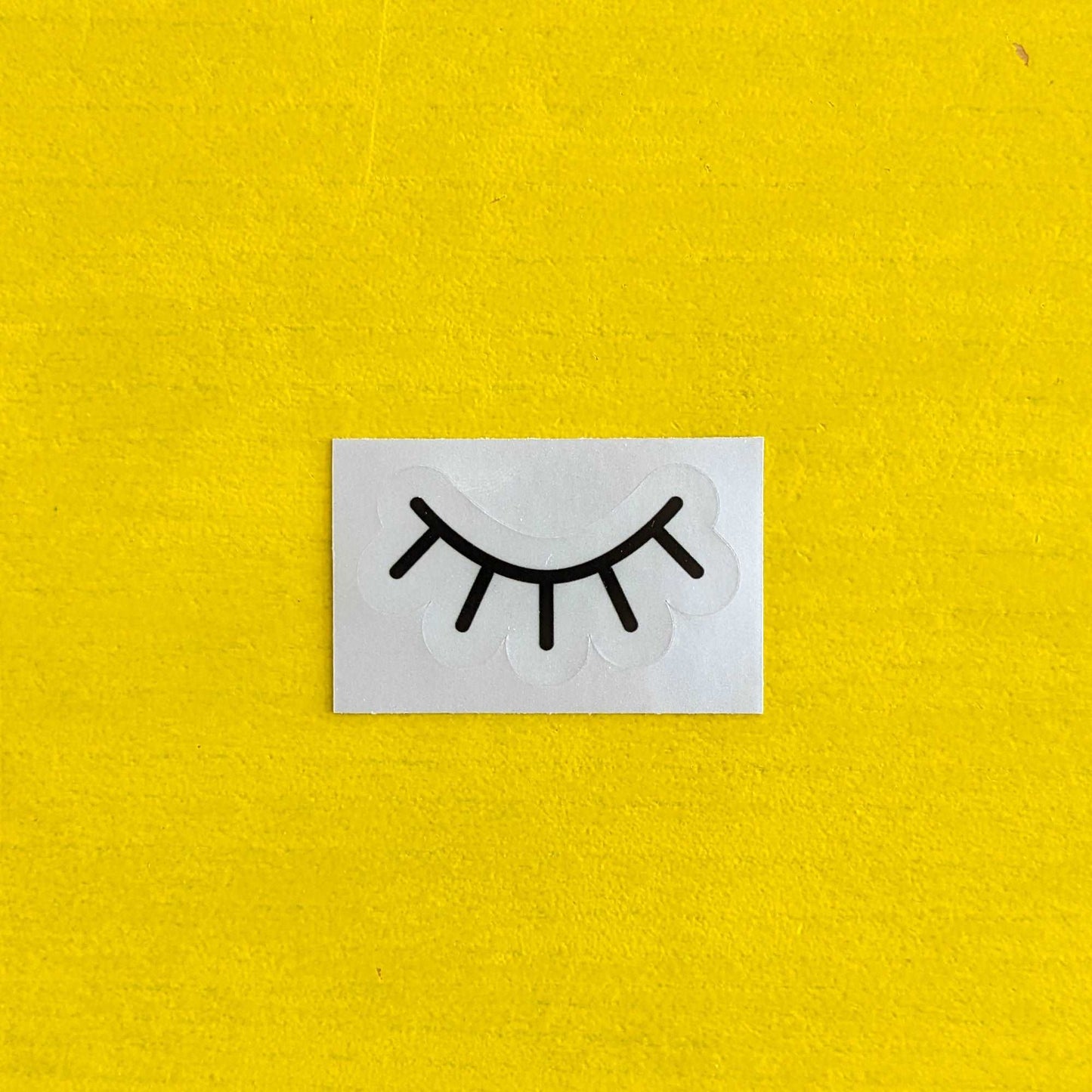 Reflektor Sticker Closed Eye »Relaxed«